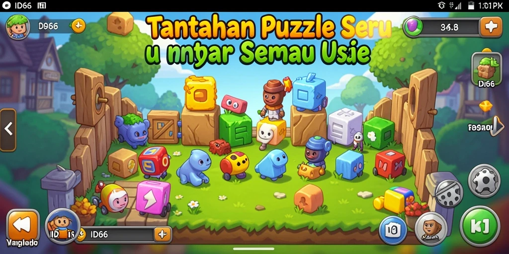Tampilan gameplay ID66 yang menantang dan menarik.
