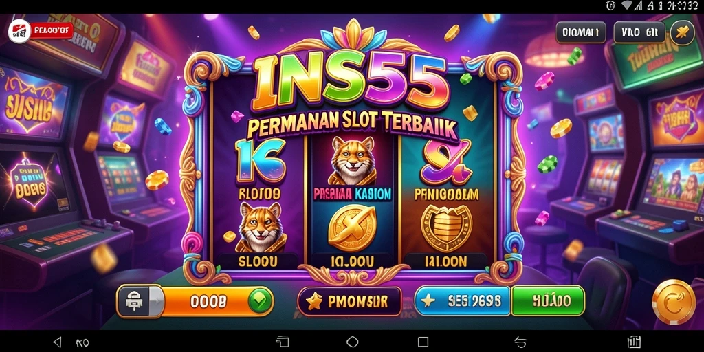 Menampilkan gameplay menarik dari permainan Slot INS55.