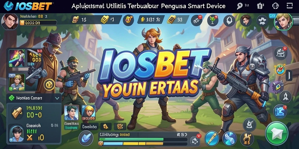 Tampilan antarmuka aplikasi IOSBET yang modern dan user-friendly.